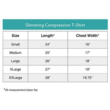 LISH Men's Slimming Light Compression Crew Neck Shirt - Short Sleeve Body Shaper T-Shirt for Weight Loss