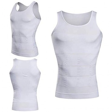 Men’s Slimming Body Shaper Vest Abs Abdomen Slim Compression Shirt Elastic Tank Top Undershirt