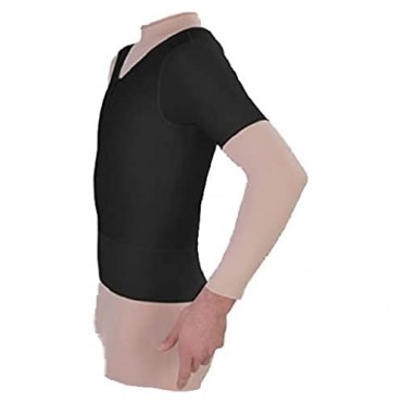 Post Gynecomastia Surgery Chest Compression Male Vest w/Sleeves (11S BG)