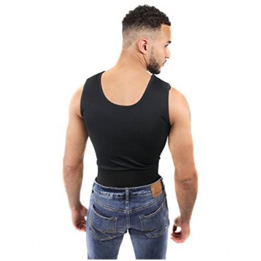 Post OP Gynecomastia Recovery Garment Chest Compression Male Vest (11)