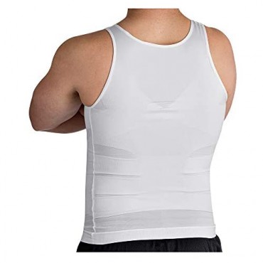 ROC Bodywear Mens Slimming Compression Shirt and Body White Size X-Large