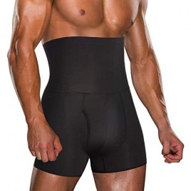 TAILONG Men Tummy Control Shorts High Waist Slimming Underwear Body Shaper Seamless Belly Girdle Boxer Briefs