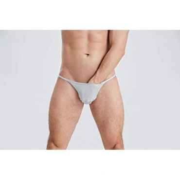 4UFiT Men's High-Leg Opening Bikini Underwear Sexy Brazilian Back Briefs