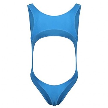 CHICTRY Men One Piece Sleeveless Cutout Leotard Bodysuit Swimsuit Thong Underwear
