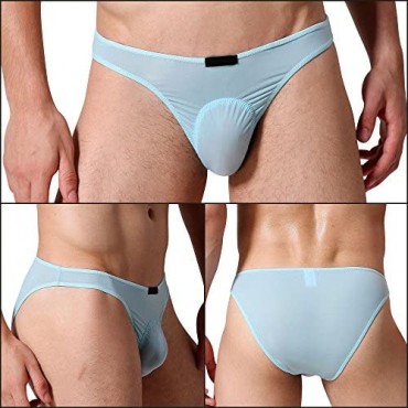 ElsaYX Men's Funny Low Rise Bikini Underwear