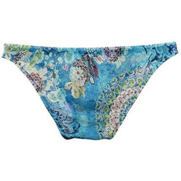 iKingsky Men's Lace Flower Bikini Underwear Sexy Pouch Mens Briefs Soft Bulge Underpanties