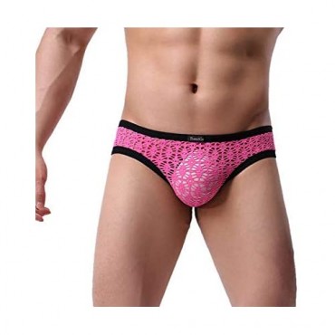 ZEGOO Men's Mesh Breathable Low-Rise Underwear Thong Bikini