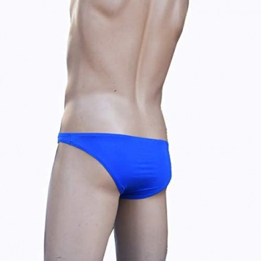 4UFiT Men's Sexy Hollow Bikini Briefs Low Rise Open Pouch Underwear
