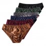 BenU Mens Pure Silk Briefs Pure Mulberry Silk Panties Stretch Waist Basic Briefs Soft Large Underwear Pants