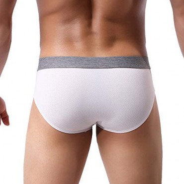 Billtop Mens Basic Briefs Lightweight Micro Mesh Comfortable Underwear Pack