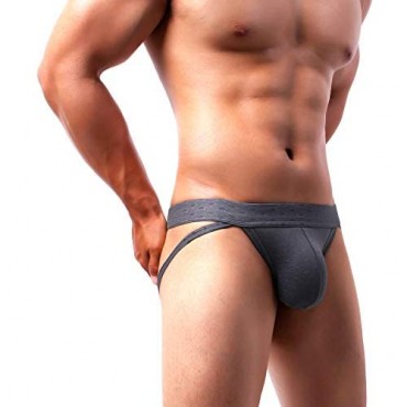 Casey Kevin Men’s Jockstrap Sexy Low Rise Underwear Breathable Athletic Supporter