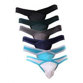 COODYAKE Mens Bikini Underwear Microfiber Soft Mesh Briefs Breathable