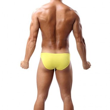 iKingsky Men's Modal Bulge Briefs Sexy Low Rise Pouch Bikini Underwear