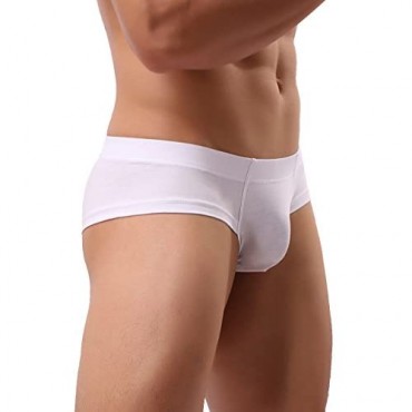 iKingsky Men's Seamless Front Pouch Briefs Sexy Low Rise Men Underwear