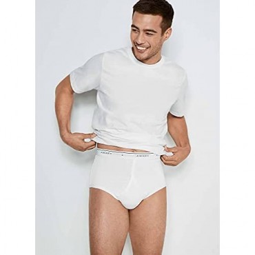Jockey Men's Underwear Classic Full Rise Brief - 6 Pack White 40