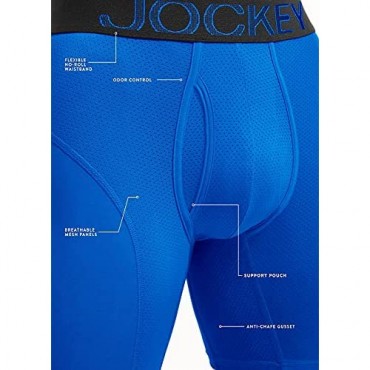 Jockey Men's Underwear RapidCool Midway Brief - 2 Pack