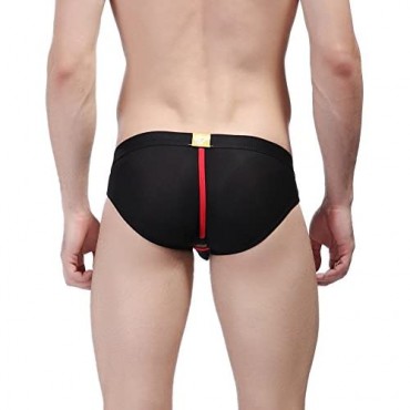 Men's Open Front Underwear Briefs Low Rise Underpants