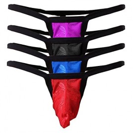 ONEFIT Men's Jacquard Briefs Sexy Lace T U Convex Transparent Breathable Pants