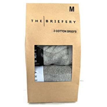 The Briefery Men's Cotton Classic Rib Brief (3 Pack)
