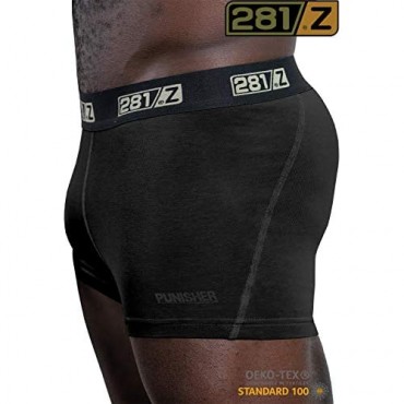 281Z Military Underwear Cotton 2-Inch Boxer Briefs - Tactical Hiking Outdoor - Punisher Combat Line