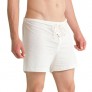 Cottonique Men's Latex-Free Drawstring Loose Boxer Short Made from 100% Organic Cotton (2/Pack | Natural)