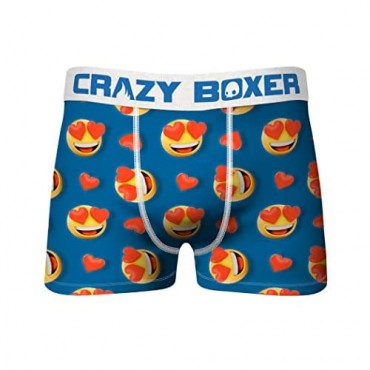 Crazy Boxers Heart Eyes Emojis Boxer Briefs