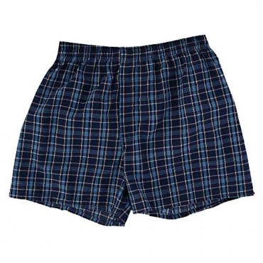 Fruit of the Loom Mens 4-Pack Printed Woven Boxers - Extended Sizes