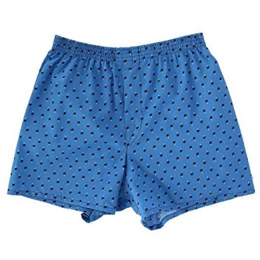 Fruit of the Loom Mens 4-Pack Printed Woven Boxers - Extended Sizes