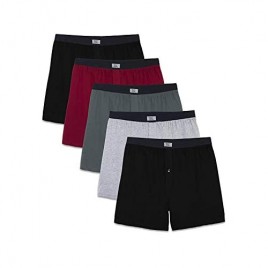 Fruit Of The Loom Men's Soft Stretch-Knit Boxer Multipack