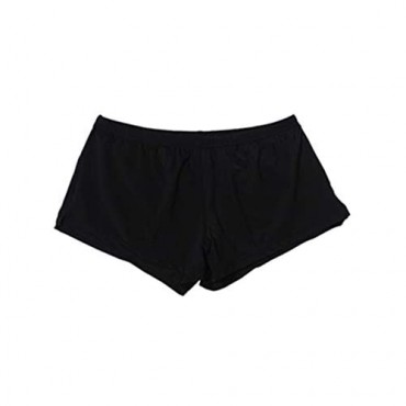 Men Boxer Shorts Solid Ice Silk Underwear U Convex Pouch Underpants Male Arrow Pants