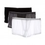 Men's Boxer Shorts Underwear Solid Ice Silk Arrow Pants 3-Pack