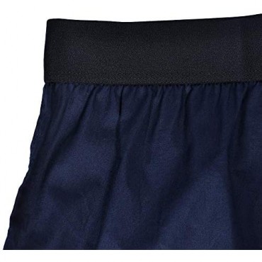 ZLYC Mens Cotton Boxer Comfort Underwear Woven Boxer Shorts