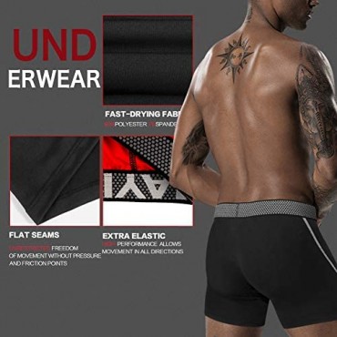 5Mayi Mens Athletic Underwear Mens Boxer Briefs Underwear for Men Pack S M L XL XXL