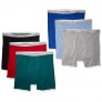 Hanes Men's Plus Size Tagless Boxer Briefs with Comfort Flex Waistband  Multipack  6 Pack - Assorted  3X-Large
