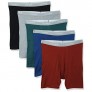 Hanes Men's Tagless Boxer Briefs with Comfort Flex Waistband  Multipack  5 Pack - Assorted  Large