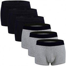 LYYTHAVON Men's Boxer Briefs Cotton Tag-Free Underwear Boxer Briefs