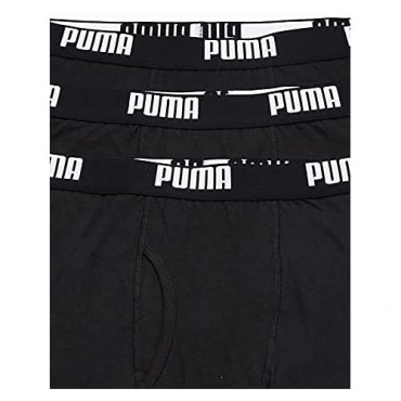 PUMA Men's 3-Pack Cotton Boxer Briefs