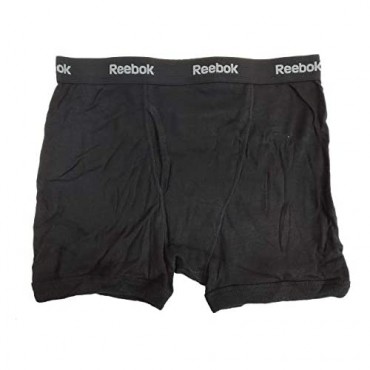 Reebok Men's 2 Pack Stretch Cotton Boxer Briefs