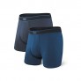 Saxx Underwear Men's Boxer Briefs - Daytripper Boxer Briefs with Built-in Ballpark Pouch Support – Pack of 2  Core
