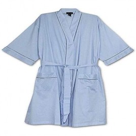 Big and Tall Lightweight Super Soft Kimono to 8X and 6X Tall in Light Blue  Burgundy  and Navy