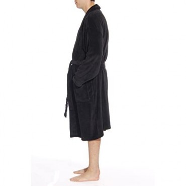 #followme Ultra Soft Plush Robe for Men with Shawl Collar