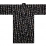 JapanBargain  Japanese Cotton Yukata Kimono Bath Robe for Men Calligraphy Design Made in Japan