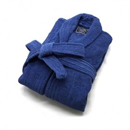 MARQUESS 100% Cotton Terry Bath Robe Men and Women Soft & Warm Fleece Home Bathrobe Sleepwear Loungewear One Size Fits All