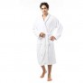 Men's Soft Warm Fleece Plush Robe with Shawl Collar  Full and Knee Length Bathrobe