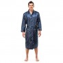 Noble Mount Mens Satin Robe - Lightweight Silky Robes for Men  Smoking Robe