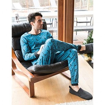 Leveret Men's Pajamas Fitted 2 Piece PJ's Set 100% Cotton Sleep Pants Sleepwear (XSmall-XXLarge)