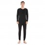 MHSLKER Men's One Piece Pajama Thermal Underwear Union Suits Long Sleeve Button Down Henley Adult Onesie Base Layer