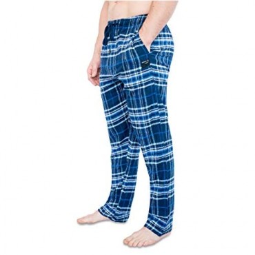 3 Pack Mens Ultra Soft Bottoms Flannel Pajama (PJs) Lounge Sleep Pants Assorted Various Plaids