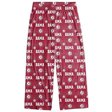 Alabama Crimson Tide Men's Scatter Pattern Pajama Lounge Multi Color Pants