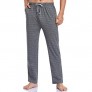 COLORFULLEAF Mens Plaid Pajama Pants Soft Cotton Sleep Lounge Pants Knit PJ Bottoms with Pockets